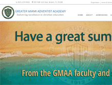 Tablet Screenshot of gma.edu